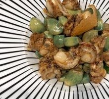Pickled Garlic with Scallops