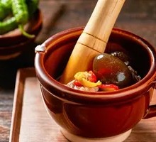 Spicy Chili Eggplant with Century Egg