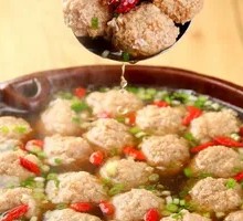 Handmade Meatball Soup