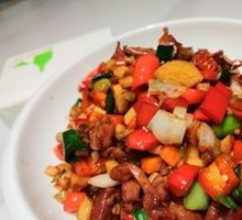 Spicy Hunan-style Chicken Offal Stir-fry