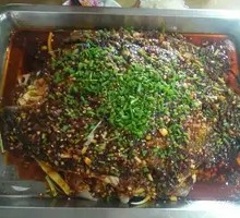 Steamed Grass Carp with Spicy Chopped Chili