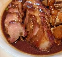 Roast Goose with Barbecued Pork