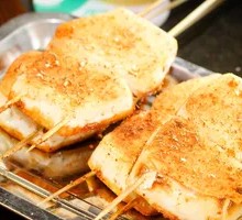 Grilled Steamed Bun Slices