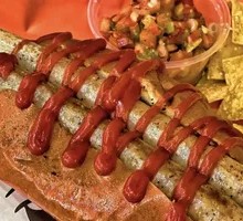 Double Sausage American Hot Dog