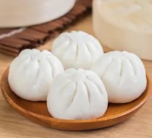 Bok choy and egg dumplings