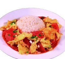 Tomato and Egg Rice Bowl