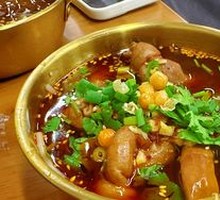 Spicy Pork Intestines with Tofu Skin