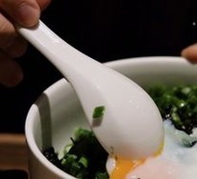 Beef Horn Hot Spring Egg Rice