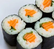 Salmon Flower Roll
