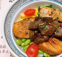 Boyfriend Salmon Wagyu Bokke Rice