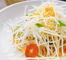 酸辣凉拌青木瓜丝