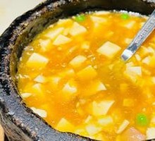 Stone Pot Chicken and Tofu Soup