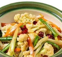 Stir-fried Cauliflower with Olive Oil