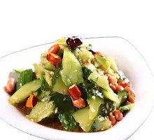 Cucumber with Peanut Salad