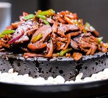 Rice-smoked pork belly