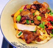 Saucy Pork Liver Noodles