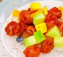 Chilled Seasonal Fruit Sweet and Sour Pork