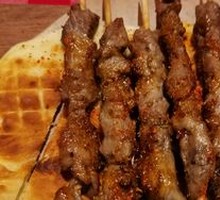 Grilled Lamb Skewers with Fresh-Baked Naan