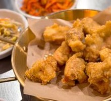 Boneless Fried Chicken with Honey Mustard