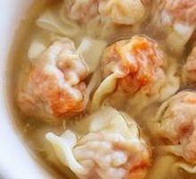 Fresh Shrimp and Crab Roe Dumplings