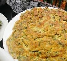 Fiddlehead Fern and Egg Pancake