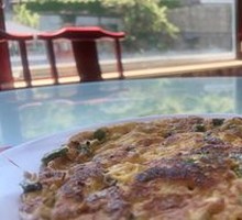 Pan-fried Egg with Greens