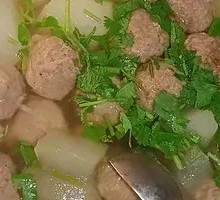 Winter Melon and Pork Dumpling Soup