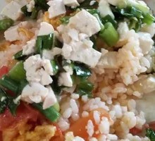 Tomato and Egg Rice Bowl