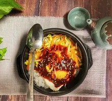 Stone Pot Hot Spring Egg Rice