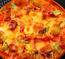 Sausage and Cheese Pizza