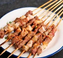 Charcoal-Grilled Lamb Tendons