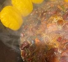 Tendon and Brain Hot Pot