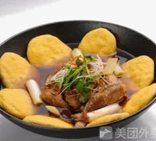 Fried Yellow Croaker with Corn Cake