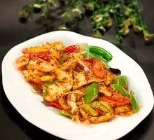 Stir-fried Grilled Beef Tendon