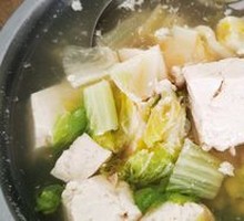 Chinese Cabbage and Tofu