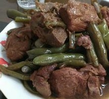 Stewed Pork Ribs with Green Beans