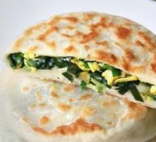 Leek and Egg Pancake