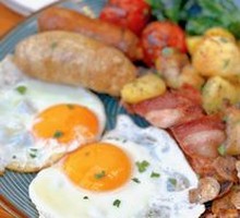 Blue Jamaican Breakfast