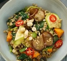 Vegetable Oatmeal Rice