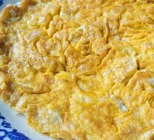 Fried eggs with dried radish