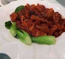 Braised Hoof Tendon with Sea Cucumber