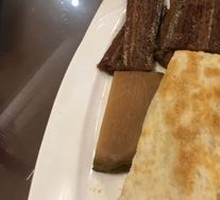 Crispy pancakes with hairtail fish