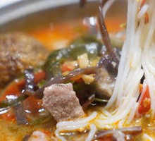 Sichuan-style Pickled Pepper Pork Liver Rice Noodles