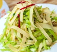 Bell Pepper and Tofu Skin Stir-Fry