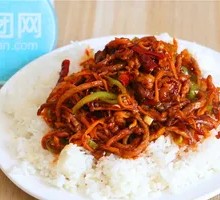 Fish-Flavored Shredded Pork Rice Bowl