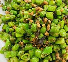 Minced Pork with Green Beans and Preserved Vegetable