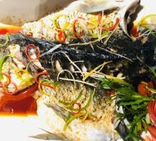 Grilled Sea Bass with Sauce