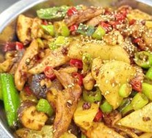 Spicy Pork Intestines Stir-fry