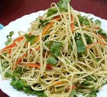 Cold Tofu Noodles Salad