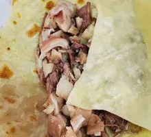 Meat Wrap in Flatbread